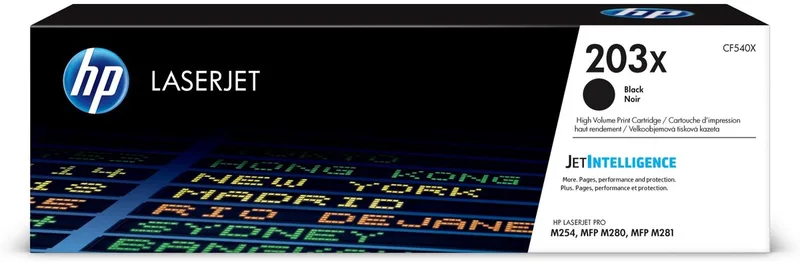 HP 203X - Tonercartridge - Origineel - Hoge Capaciteit - Zwart van HP in Zwart – HP 203X – productfoto