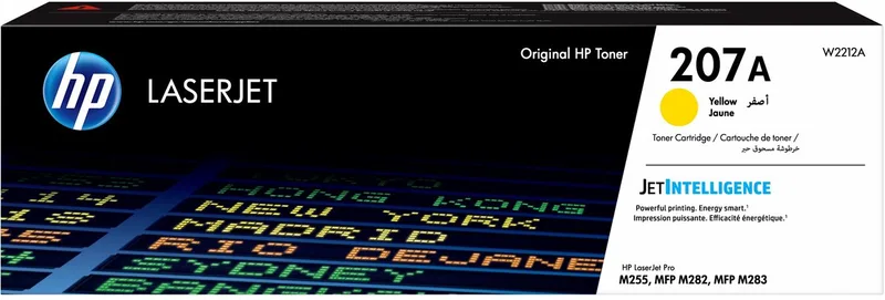 HP 207A - Tonercartridge - Origineel - Standaard Capaciteit van HP in Geel – productfoto