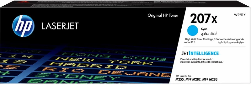 HP 207X - Tonercartridge - Origineel - Hoge Capaciteit van HP in Cyaan – productfoto