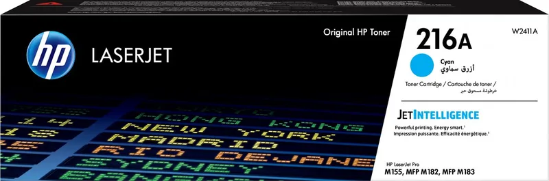 HP 216A - Tonercartridge - Origineel - Standaard Capaciteit van HP in Cyaan – productfoto