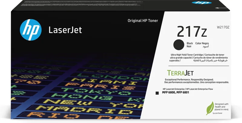 HP 217Z originele ultra high-capacity LaserJet-tonercartridge by HP in Black – product photo