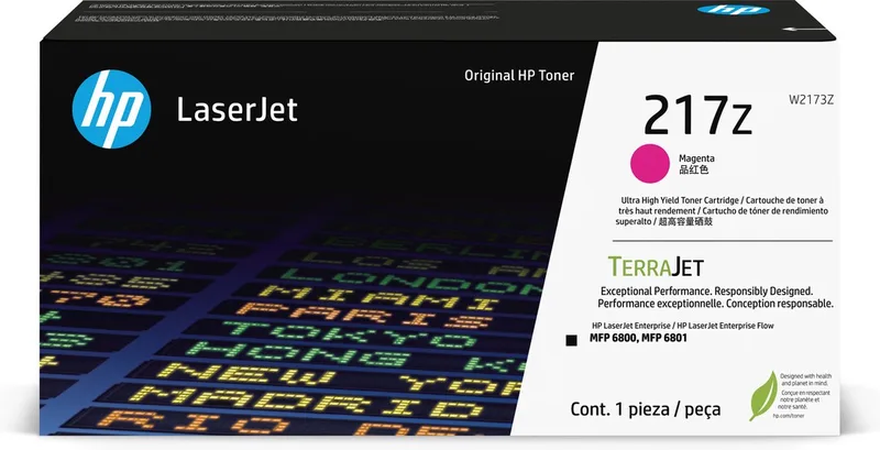 HP 217Z originele ultra high-capacity LaserJet-tonercartridge by HP in Magenta – product photo