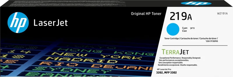 HP 219A - Tonercartridge - Origineel - Standaard Capaciteit van HP in Cyaan – productfoto