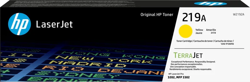 HP 219A - Tonercartridge - Origineel - Standaard Capaciteit van HP in Geel – productfoto