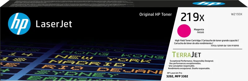 HP 219X - Originele LaserJet Tonercartridge van HP in Magenta – productfoto