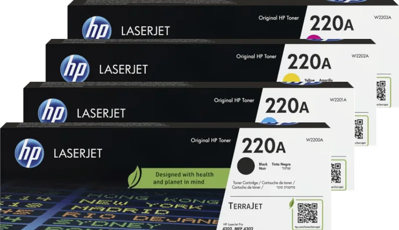 HP 220A LaserJet Toner Multipack von HP – Produktfoto