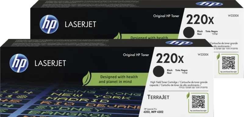 HP 220X LaserJet Toner Zwart (2 stuks) von HP – Produktfoto