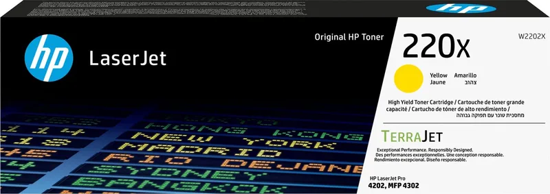 HP 220X - Tonercartridge - Origineel - Hoge Capaciteit - Geel by HP in Geel – HP 220X – product photo