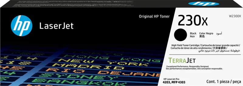 HP 230X Black Original LaserJet Toner Cartridge fra HP i Sort – produktbillede