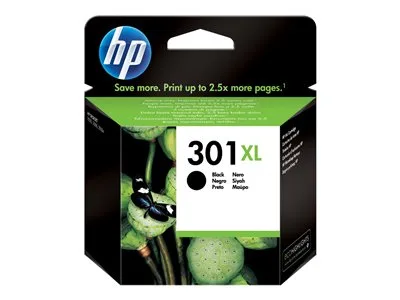 HP 301XL High Yield Black Ink Cartridge von HP – Produktfoto