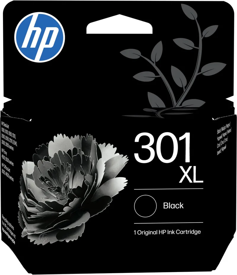 HP 301XL - Inktcartridge - Hoge Capaciteit (CH563EE) van HP in Zwart – productfoto