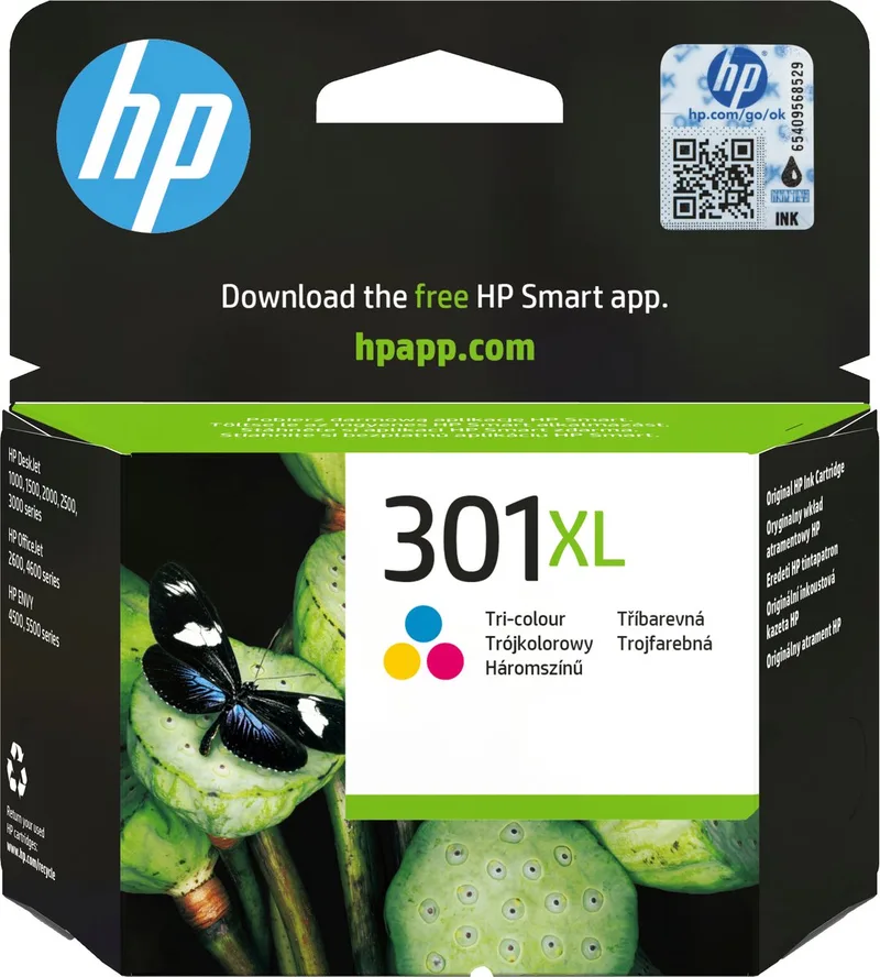 HP 301XL - Inktcartridge - Hoge Capaciteit van HP in Kleur – productfoto