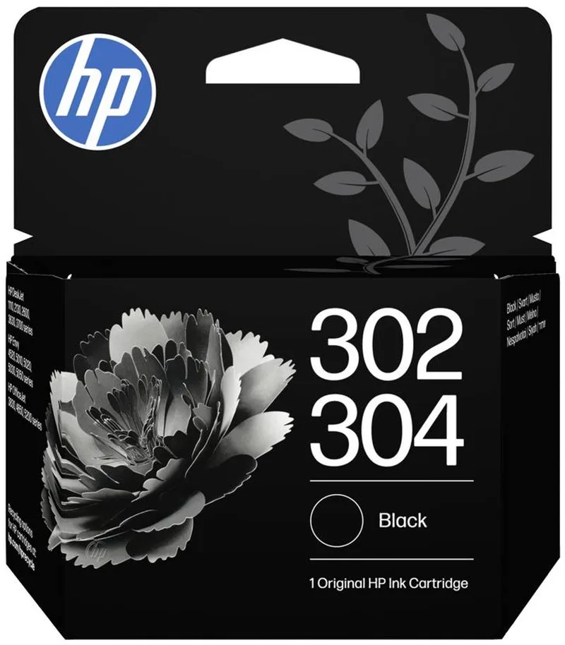 HP 302/304 - Inktcartridge - Origineel - Standaard capaciteit van HP in Zwart – productfoto