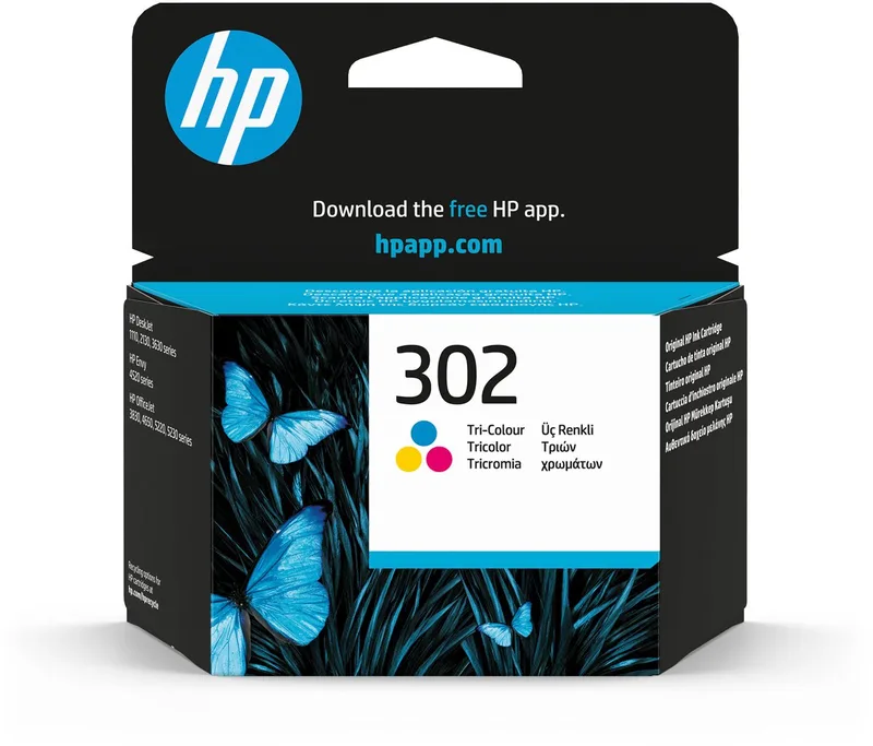 HP - 302 - Inktcartridge - Tricolor van HP in Kleur – productfoto