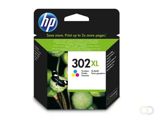 HP 302XL originele high-capacity drie-kleuren inktcartridge (F6U67AE) by HP – product photo 1 of 2