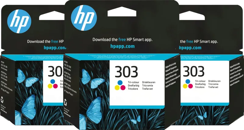 HP 303 Cartridge Kleur (3 stuks) de HP – photo produit