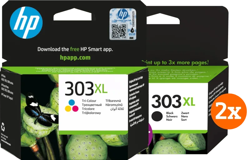 HP 303XL Cartridge Combo Pack (2 stuks) de HP – photo produit