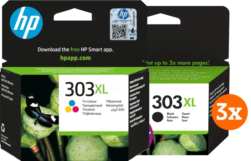 HP 303XL Cartridge Combo Pack (3 stuks) de HP – photo produit