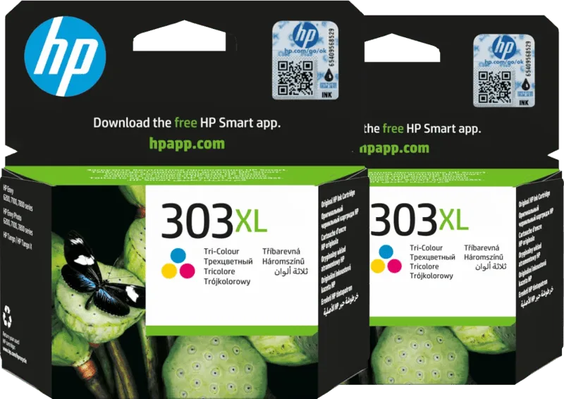 HP 303XL Cartridge Kleur (2 stuks) van HP – productfoto