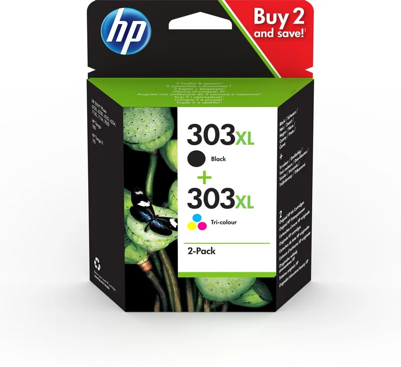 HP 303XL - Inktcartridge - Origineel - Kleur fra HP i Sort – produktbillede