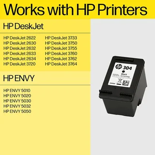 HP 304 originele zwarte/drie-kleuren inktcartridges, 2-pack (3JB05AE) van HP – productfoto 2 van 5