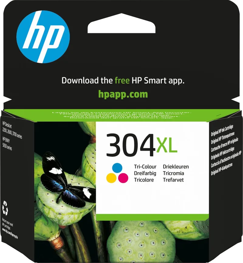 HP 304XL - Inktcartridge - Origineel - Hoge capaciteit från HP i Kleur – produktbild