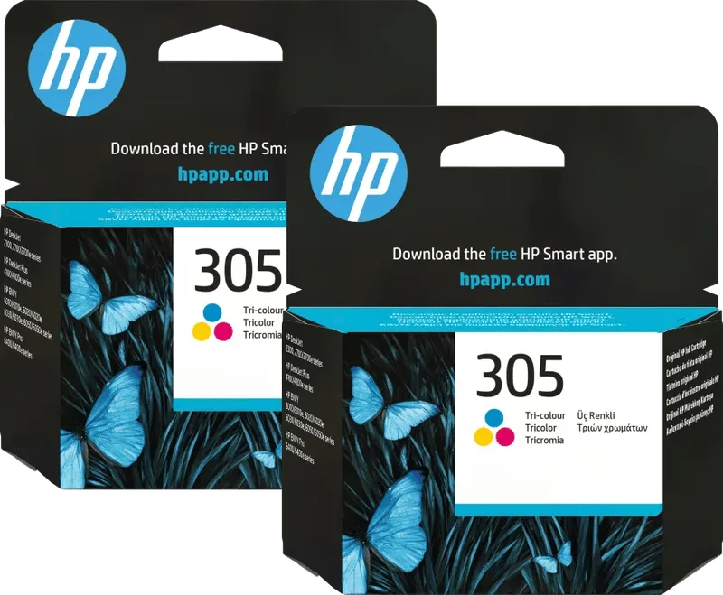 HP 305 Cartridge Kleur (2 stuks) de HP – photo produit