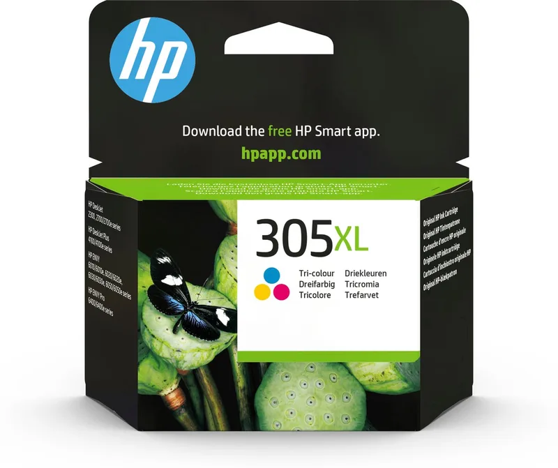 HP 305XL - Inktcartridge - Origineel - Hoge capaciteit från HP i Kleur – produktbild