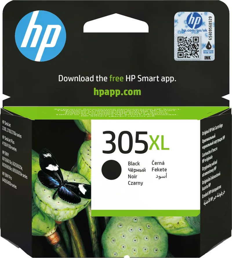 HP 305XL - Inktcartridge - Origineel - Hoge capaciteit van HP in Zwart – productfoto
