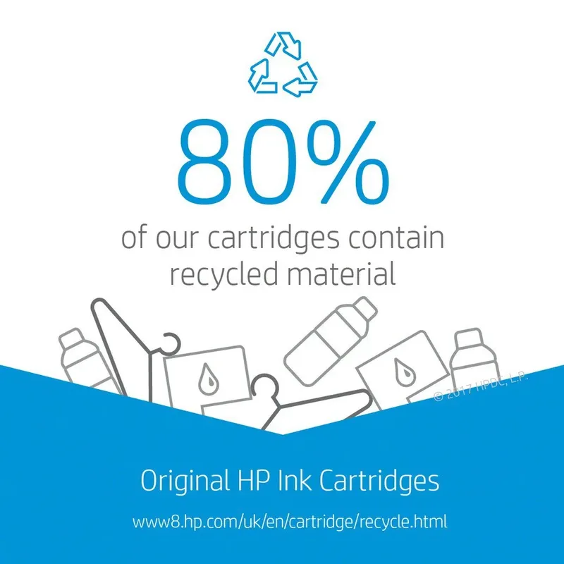 HP 305XL originele high-capacity zwarte inktcartridge | 60 stuks van HP – productfoto 5 van 6