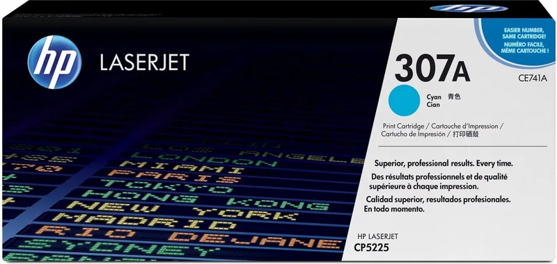 HP 307A - Tonercartridge de HP en Cyaan – photo produit