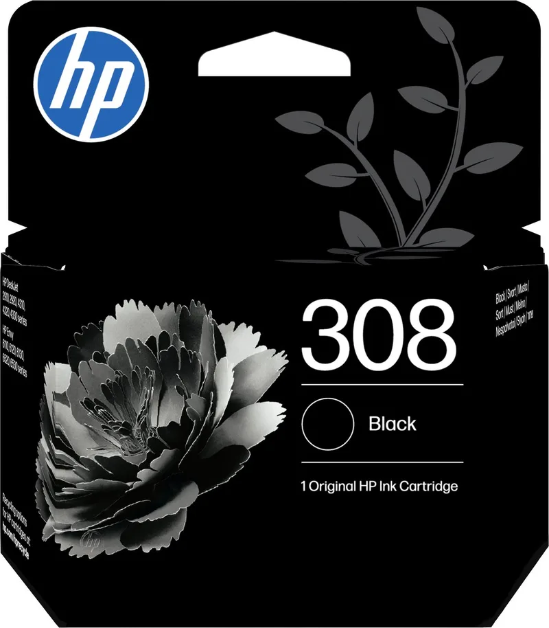 HP 308 - Inktcartridge - Origineel - Standaard capaciteit de HP en Noir – photo produit