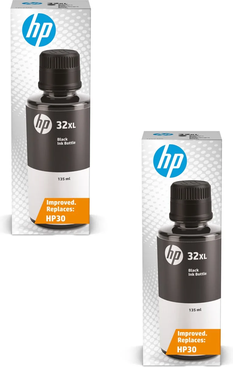 HP 32XL 2x - Inktcartridge von HP in Schwarz – Produktfoto