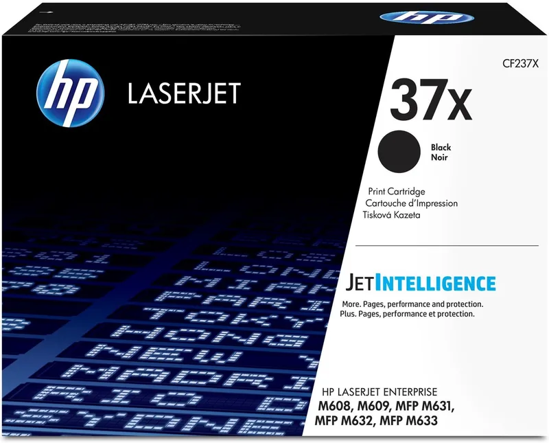 HP 37X (CF237X) Originele LaserJet Tonercartridge fra HP i Sort – produktbillede