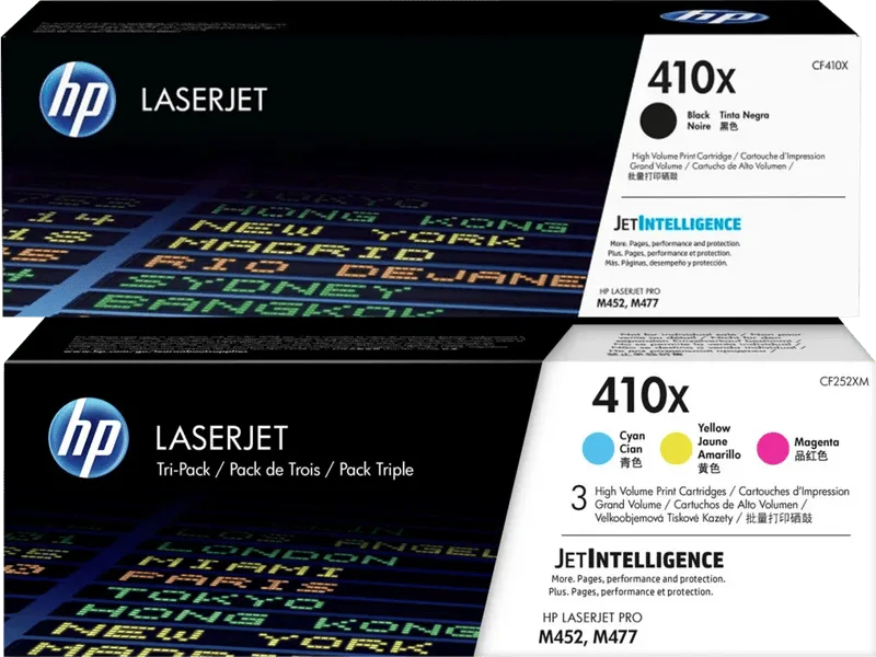 HP 410X Toners Combo Pack (Hoge Capaciteit) van HP – productfoto