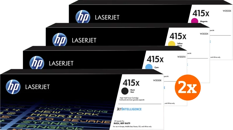 HP 415X Toner Combo Pack (2 stuks) von HP – Produktfoto