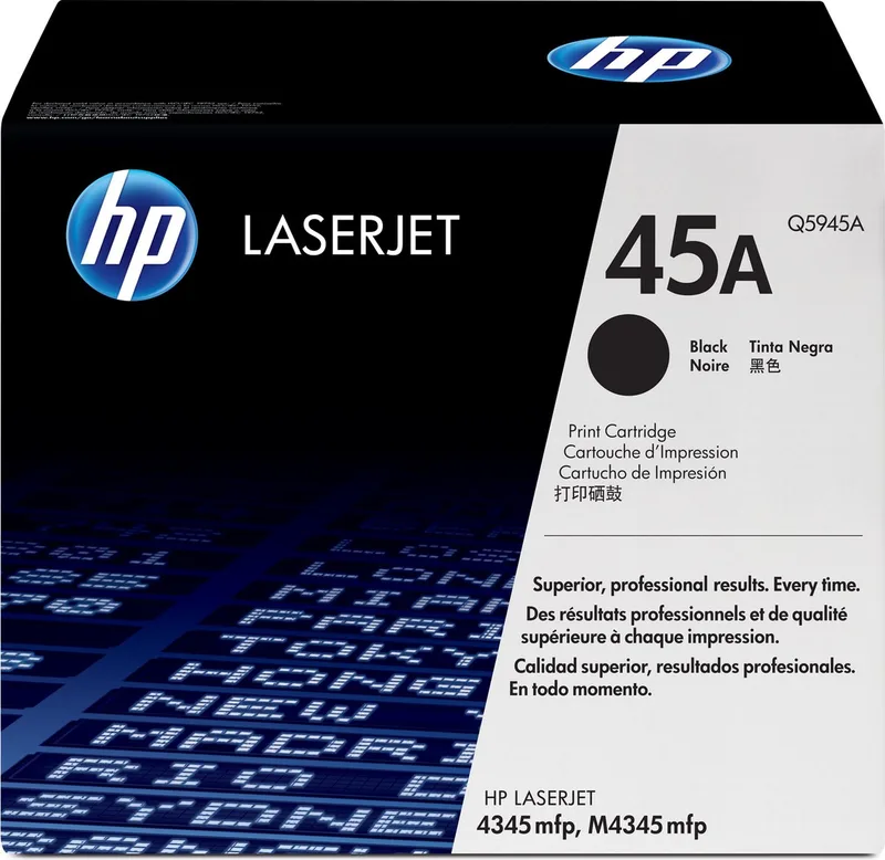 HP 45A - Tonercartridge fra HP i Sort – produktbillede