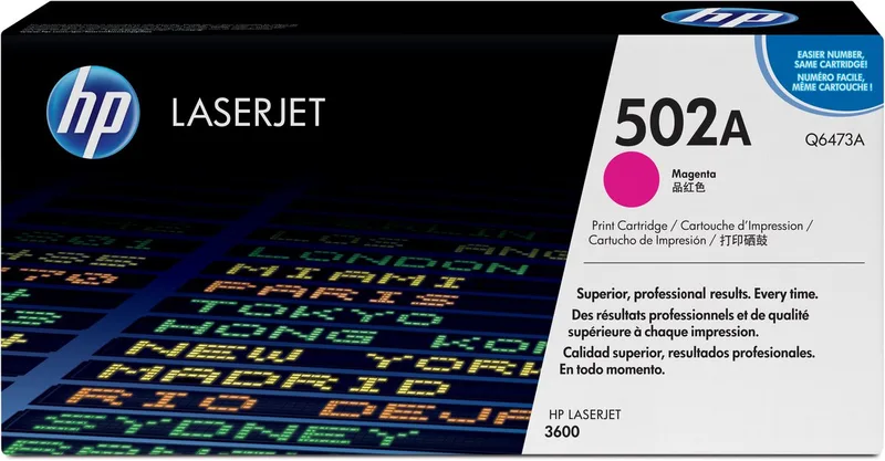 HP 502A - Tonercartridge fra HP i Magenta – produktbillede