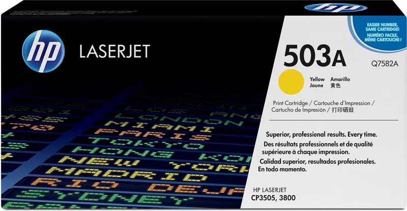 HP 503A - Tonercartridge by HP in Yellow – product photo