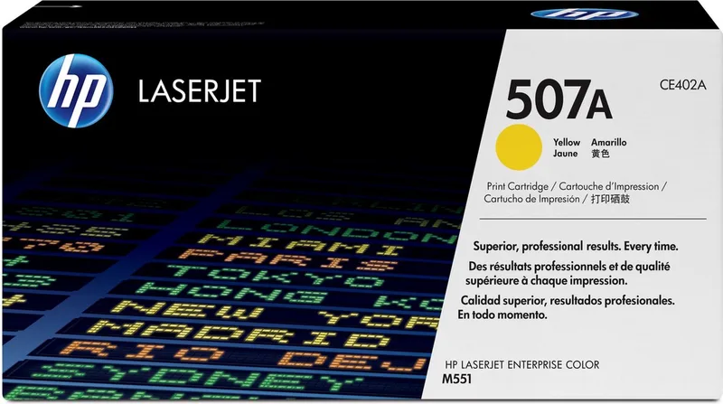 HP 507A - Tonercartridge van HP in Geel – productfoto