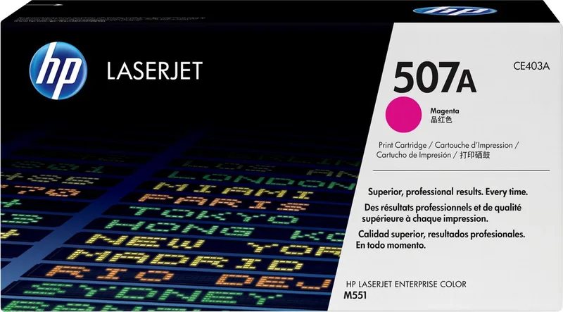 HP 507A - Tonercartridge by HP in Magenta – product photo