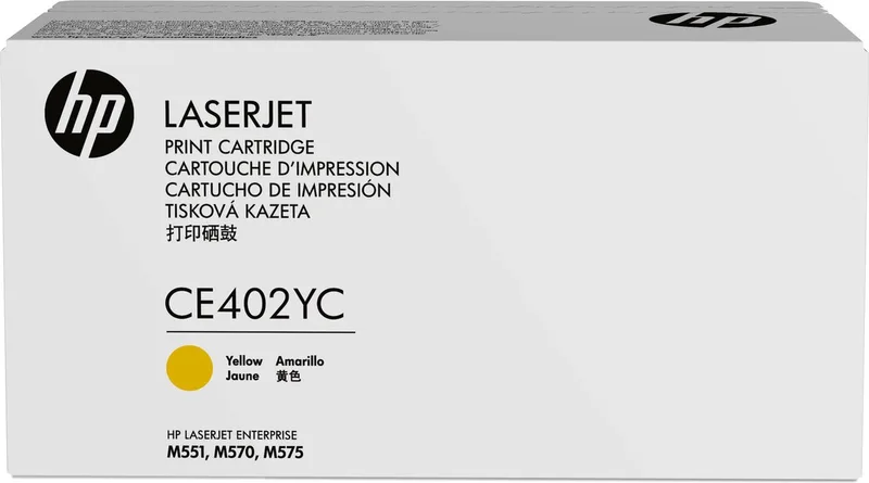 HP 507Y Yellow Opt Contr LJ Toner Crtg Origineel 1 stuk(s) de HP en Jaune – photo produit