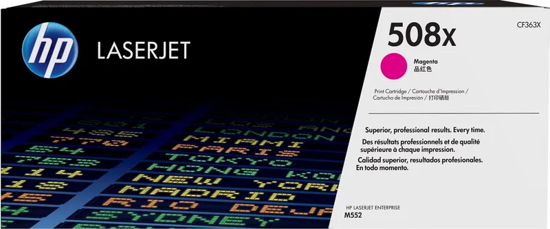 HP 508X - Tonercartridge / Hoge Capaciteit by HP in Magenta – product photo