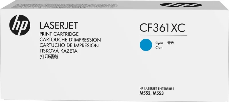 HP 508XC Contract Toner cartridge 9.5000 paginas hoge capaciteit från HP i Cyaan – produktbild