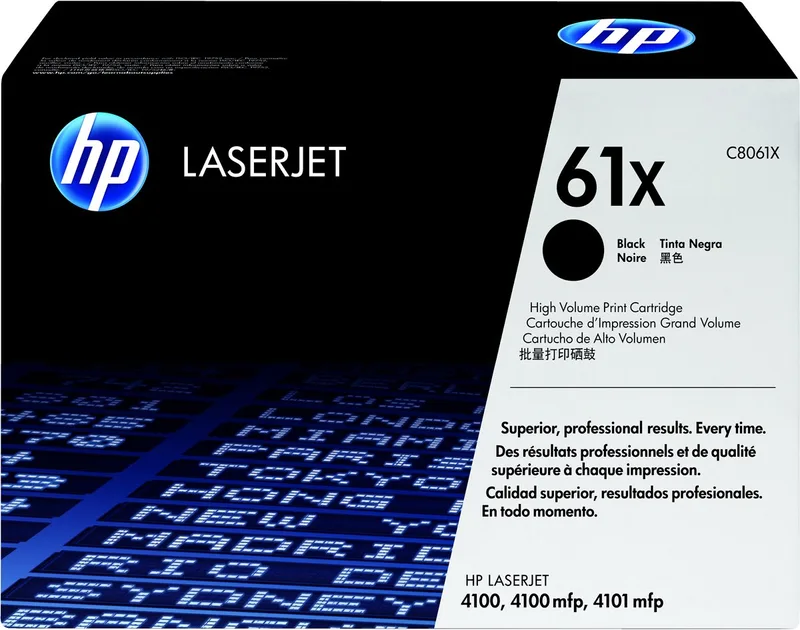 HP 61A - Tonercartridge / Hoge Capaciteit från HP i Svart – produktbild