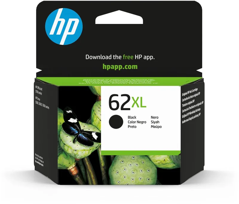HP 62XL - Inktcartridge - Origineel de HP en Noir – photo produit