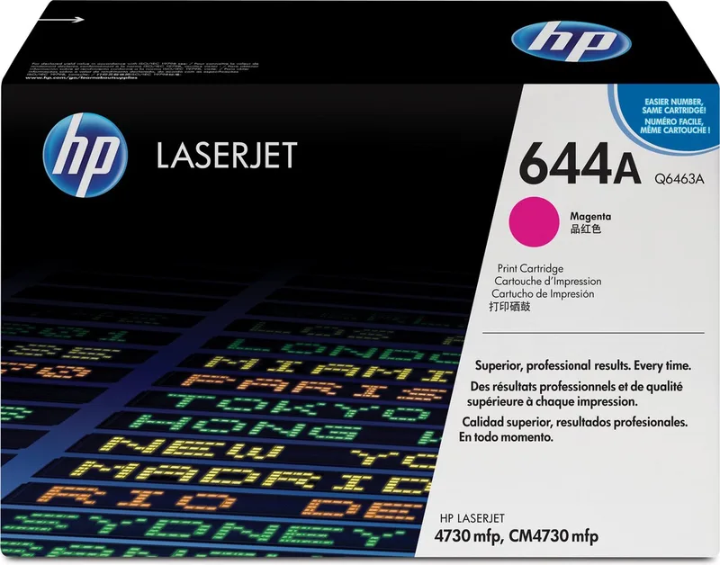 HP 644A - Tonercartridge de HP en Magenta – photo produit