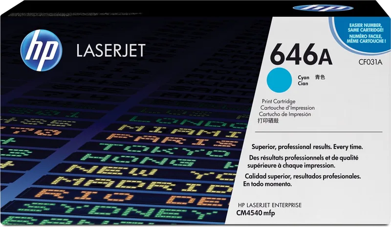 HP 646A - CF031A Tonercartridge von HP in Cyaan – Produktfoto