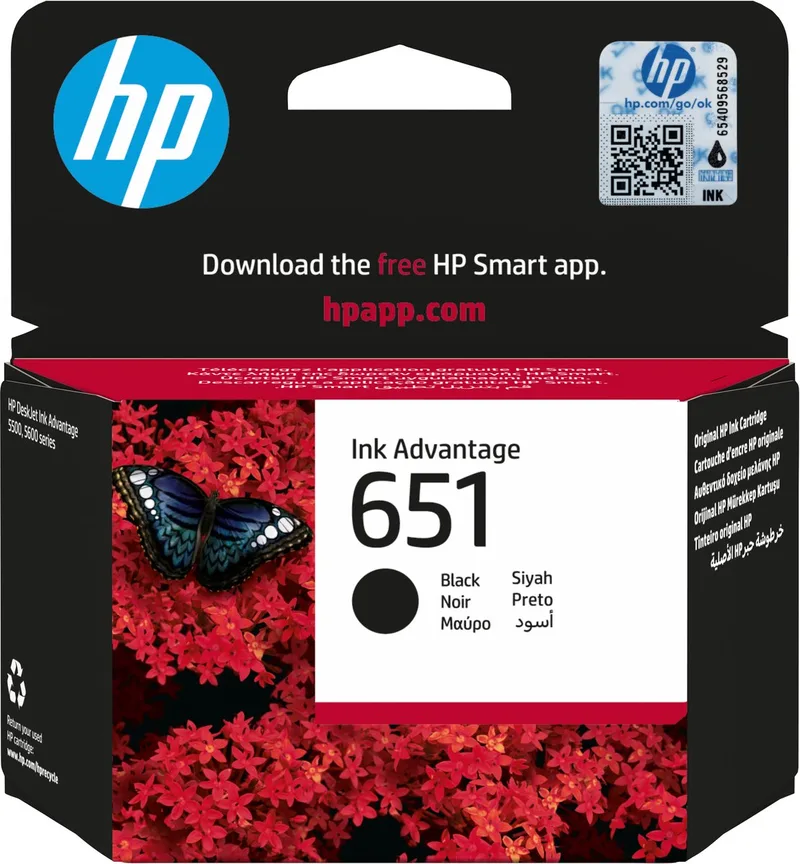 HP 651 - Inktcartridge / (C2P10AE) by HP in Black – product photo