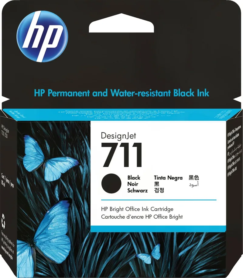 HP 711 - Inktcartridge - Zwart by HP in Black – product photo